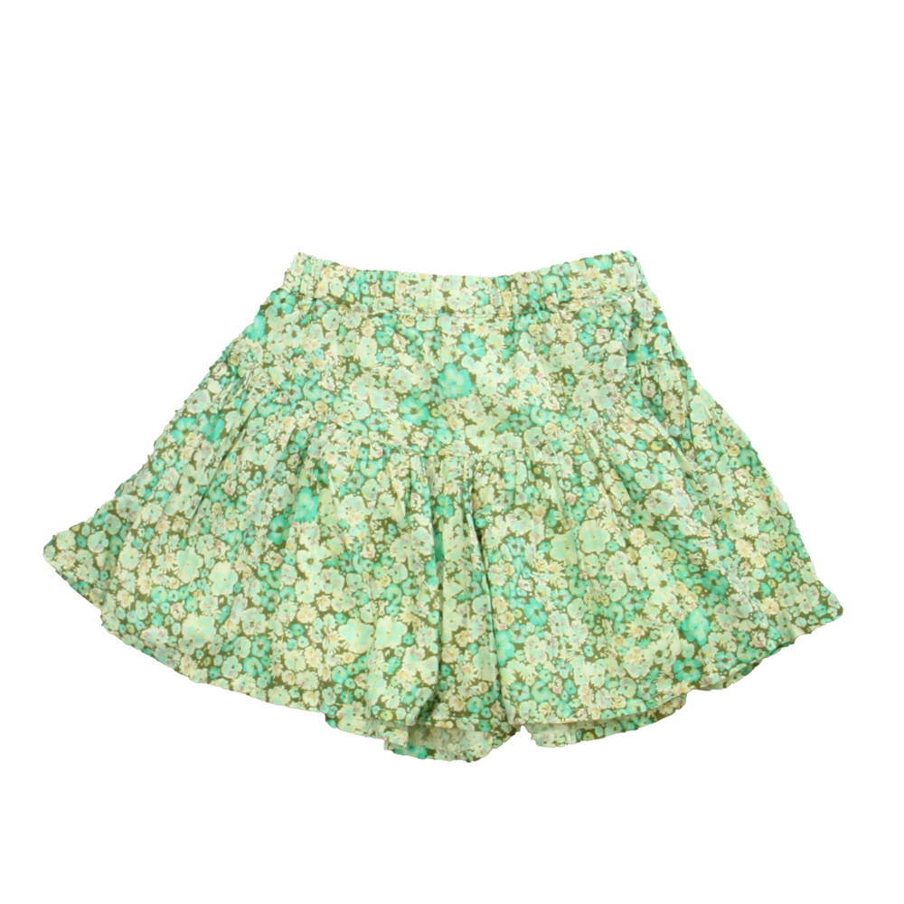Peek Girls Turquoise | White Floral Skirt size: 3T